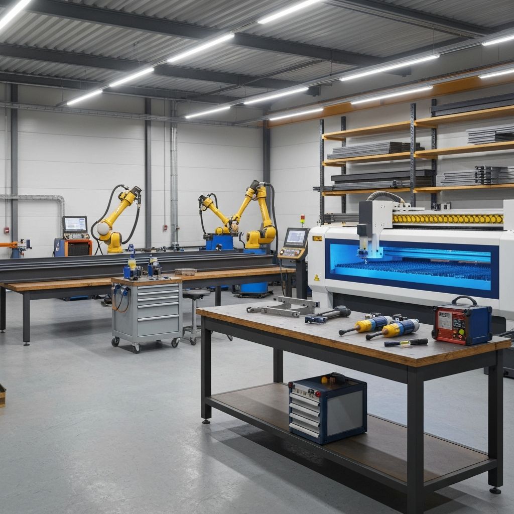 Modern welding and fabrication equipment