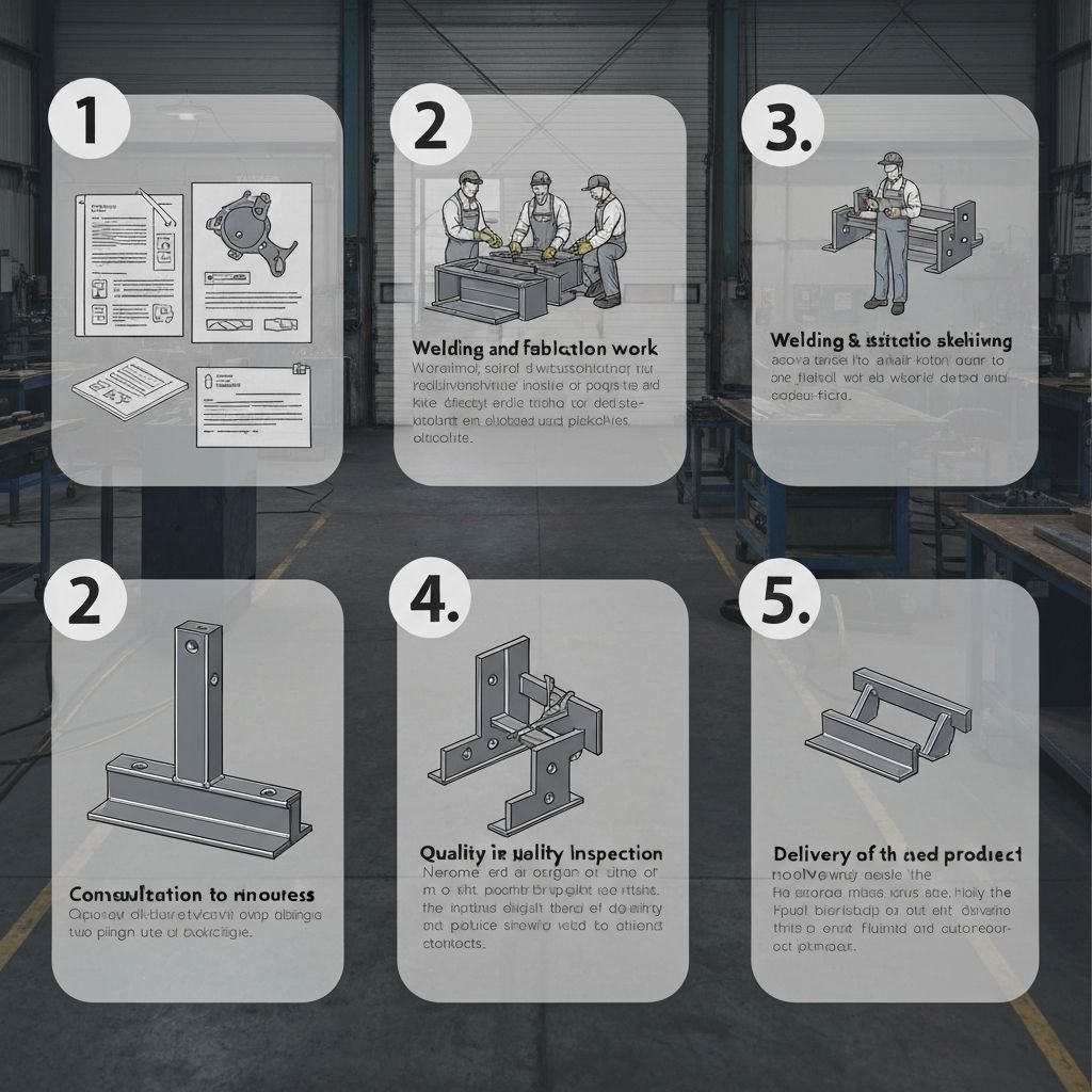 Our fabrication process workflow